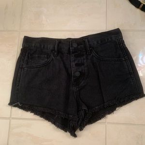 Black Demin Shorts